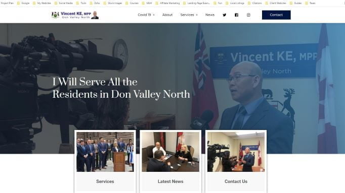 Political SEO Website Redesign Phase